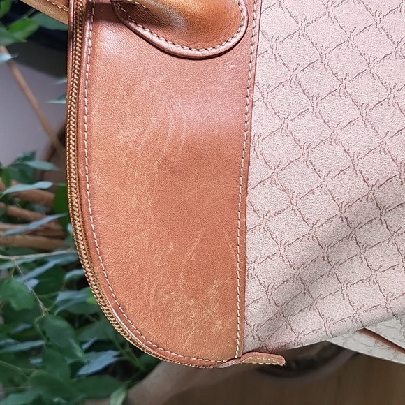 Long Champ Vintage Leather Trim Tote With COA - Picture 12 of 16